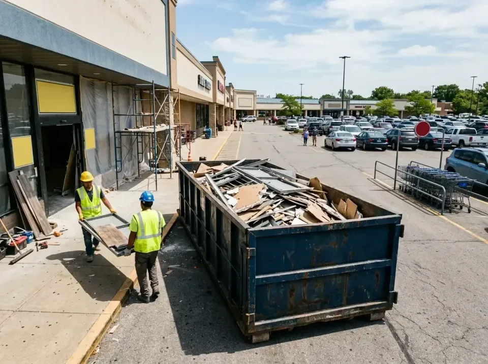 retail-store-renovation-debris-003 — frequently asked questions, Roll-off Dumpster Rentals in Arcola, IL
